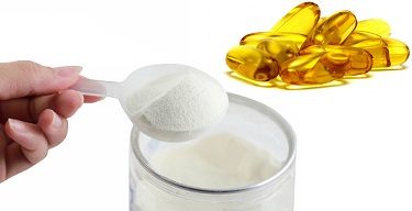 Colágeno en polvo o cápsulas